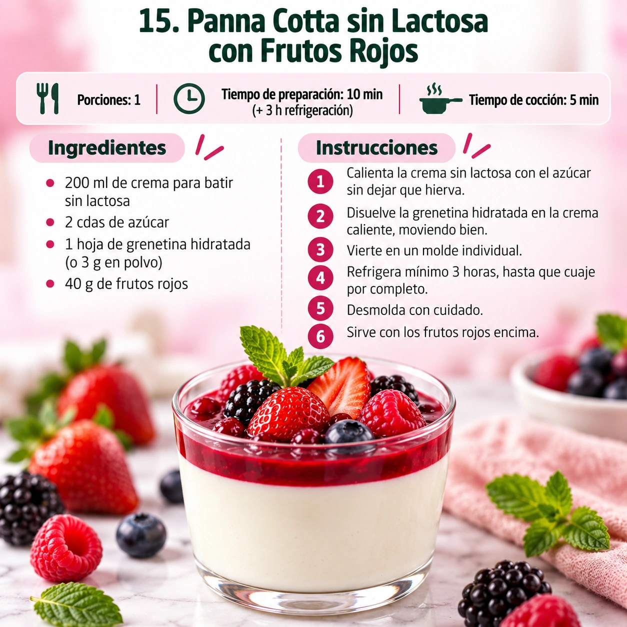 Muestra 7 de las recetas bajas en FODMAP