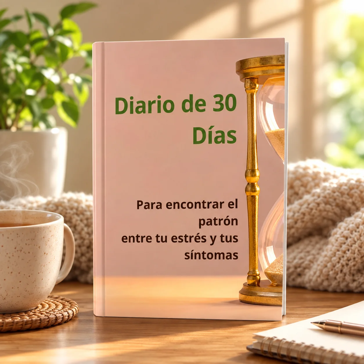 Portada del ebook Diario de 30 días para encontrar el patrón entre tu estrés y tus síntomas