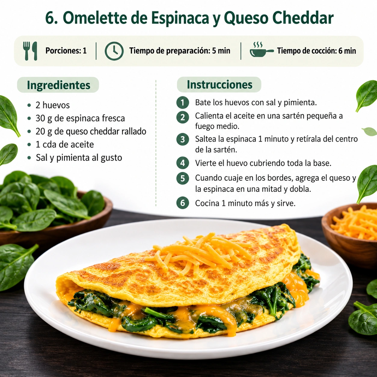 Muestra 1 de las recetas bajas en FODMAP