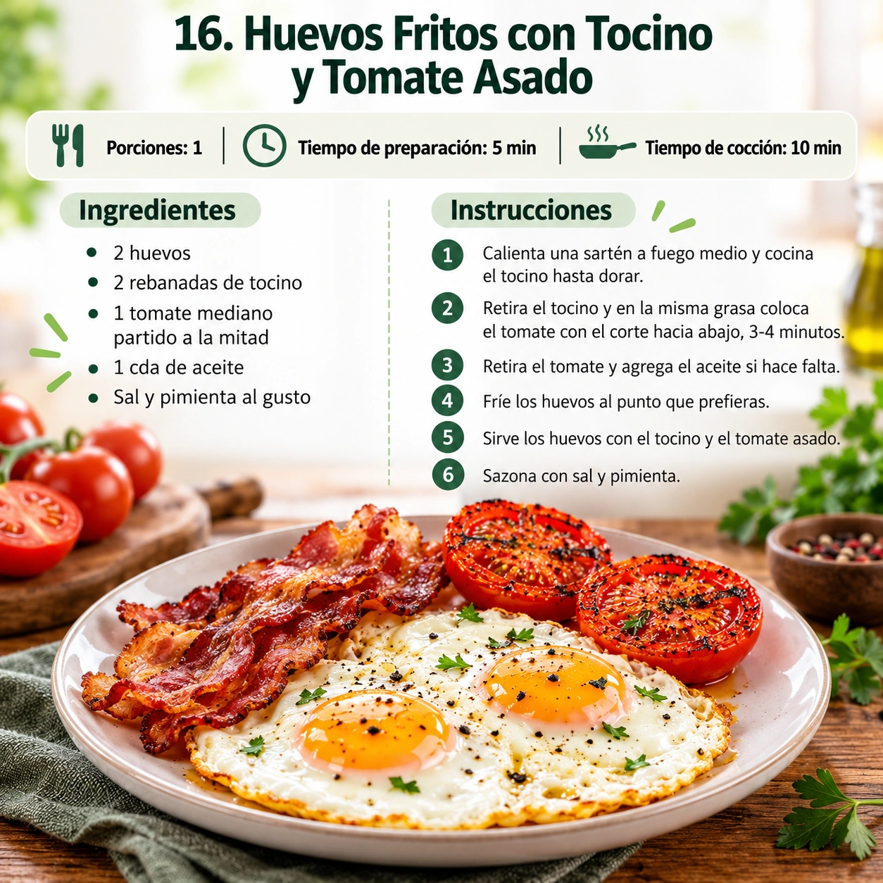 Muestra 3 de las recetas bajas en FODMAP