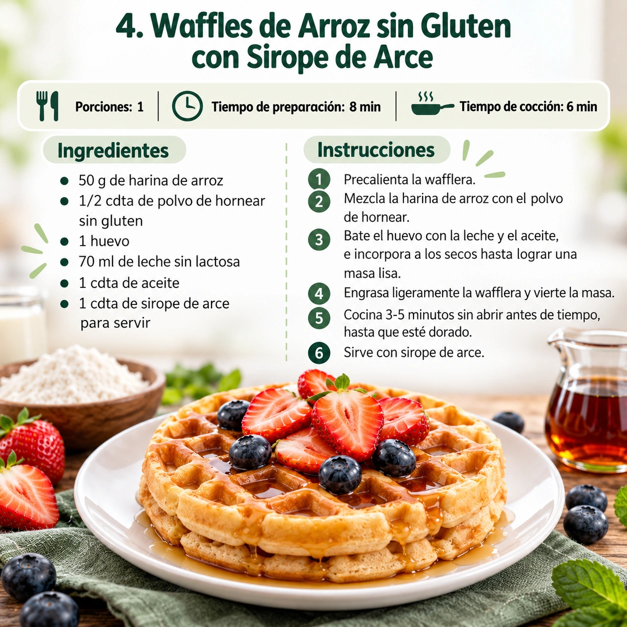 Muestra 2 de las recetas bajas en FODMAP